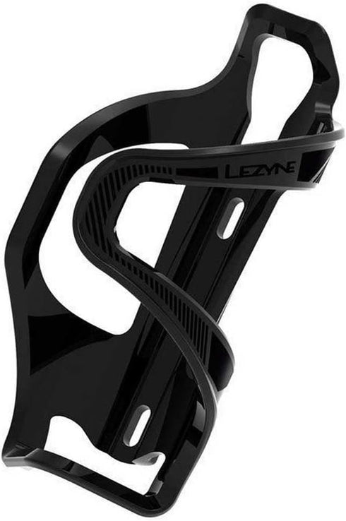 LEZYNE Side Load Flow Bicycle Bottle Cage, Left or Right Side Configurations, Durable Bike Holder