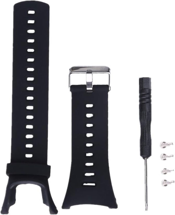Watch Band Silicone Replacement Strap for Suunto Ambit 2/Ambit 2S/2R/Ambit 2 Sapphire, Ambit 3 Peak/Run