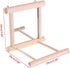 Bird Mirror Wooden Hanging Swing - Interactive Play Toys for Small Parrots, Budgies, Cockatiels (ONE)