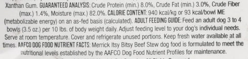 3.5-Oz Dogs12 Merrick Lil's Plates Grain Free Wet Food for Small Breed Cans - Itsy Bitsy Beef Stew