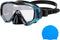 Kids Snorkel Gear Diving Mask with Anti-Fog and Anti-Leak Swimming Goggles for Children 4-14 Age Waterproof Tempered