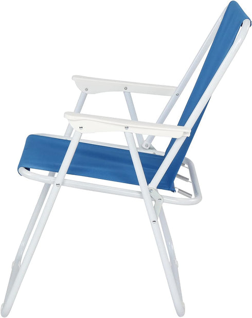 DESIGNSCAPE3D 4.4lbs, 19.1 17.3 29.5 inches Portable Outdoor Beach Chair, Lightweight Sturdy Oxford Cloth, Foldable