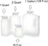 Way To Happiness 1-Quart (32 oz) (2-PACK) fl. Water Bottle Refrigerator Shaker, Pitcher, Milk Storage, Juice, Engraved