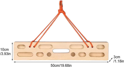 Generic Hangboard Rock Climbing - Multi-Grip Heavy Duty - Doorway Hangboard Finger Trainer | for Climbers Beginner Men