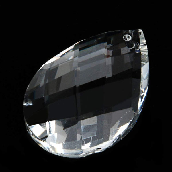 DRAGONRUN 1pc 38mm Clear Chandelier Glass Lamp Prisms Parts Hanging Drops Pendants