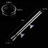 Aquarium Shrimp Feeding Tube and Dish, Clear Crystal Glass Fish Tank Shrimp Feeder Tube Tray
