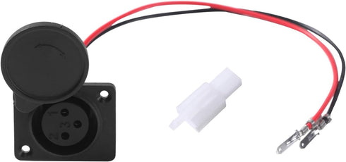 MX650 MX500 SX500 3 2 KAMIER XLR Charger Port for Razor Mcgrath Dirt Rocket Bike EcoSmart Metro Kids Electric Scooter