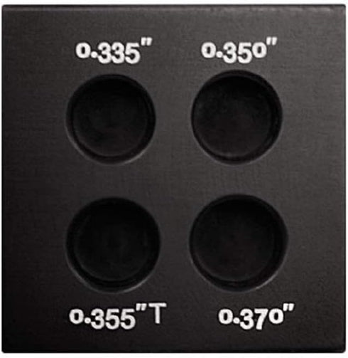 Hireko The Ferrule Block - Ferrule Installation Tool and Shaft Tip Measurement Gauge, Black