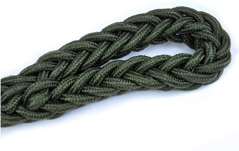 Dog Collar and Leash Set - Heavy Duty 4 FT Nylon Braided Rope for Small Medium Large Dogs, Strong Training