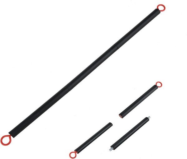 Resistance Band Bar for Fitness, Portable Steel Pilates Workout Bar for Home Gym Resistance Training