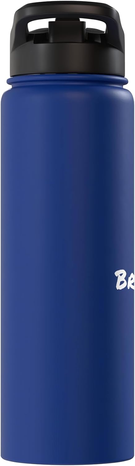 Fontastic Fun I Love Broccoli Stainless Steel Insulated Water Bottle