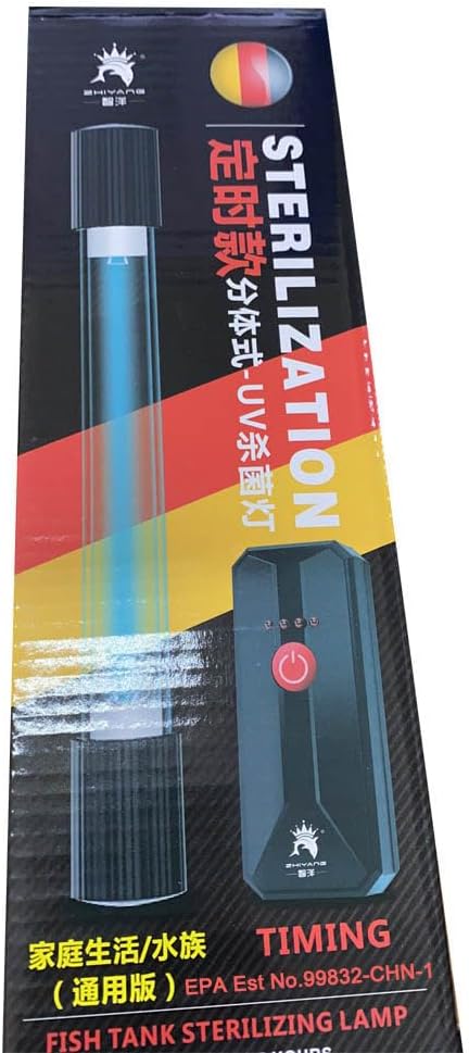 3 W Mini & 13W Submersible Aquarium Clean Light, Waterproof Clean Lamp for Pond, Swimming Pool, Indoor (13W)