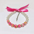 Ombre Pearls Dog Necklace Jewelry for Small Dogs, Bling Rhinestones Cat Wedding Collar, Chihuahua Yorkie Girl