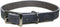 Full Grain Thick Leather Dog Collar - Medium Size 14"-18", Gray