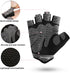 INOGIH Women's Lightweight Fingerless Gym Gloves - Breathable Workout Gloves for Training