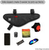 Waterproof Bike Frame Bag, Large Capacity Triangle Bicycle Under Tube Storage Pouch Cycling Accessories, Black