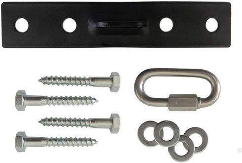 Qualward Heavy Bag Hanger Bracket for Wood Beam, Stainless Steel Swing Hangers for Ceiling Wall Mount