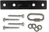 Qualward Heavy Bag Hanger Bracket for Wood Beam, Stainless Steel Swing Hangers for Ceiling Wall Mount