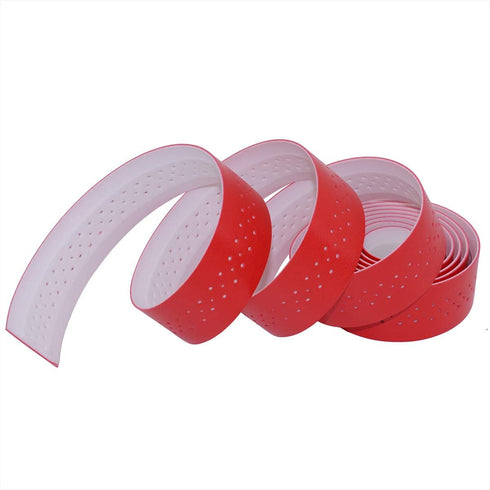 KINGOU Handlebar Tape - Luxury PU Leather Bar Tape for Fixed Gear/Road Bike with 2 Reflective Plug