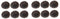 Alipis 12pcs Country Style Rattan Bird Nest Decor Lifelike Artificial Nesting for