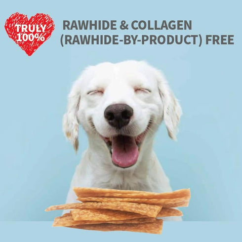 Chicken Dog Chew Chips, Puffed Human Grade Chicken Treat, Rawhide Alternative, 12pcs/Pack