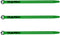 TRAPSKI Voile 15 Inch Aluminum Buckle Strap - Multi-Use Tension Strap for Skis, Bikes, Cargo (Green 3PK)