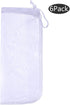 ALEGI Reusable 180 Micron Media Filter Bag, Extra Fine Drawstring Mesh Filter Bags (10"*3.9", 6 Pack)