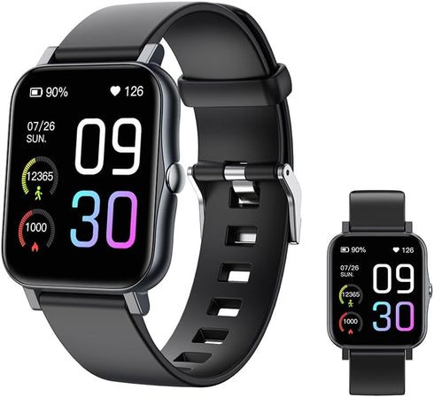 Fitness Tracker with Heart Rate Monitor, Sleep Monitor, Activity Tracker, IP68 Smart Watch for Men and Women