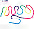 Gymnastics Sports Rope, 2.8m Arts Training Jumps Rope, Rhythmic Gymnastics Equipment, Solid Colorful Rope