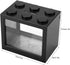 Zerodis Small Acrylic Mini Fish Tank, Desktop Aquarium Bowl for Goldfish with USB LED Light