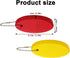 Floating Keychain for Boat Keys, 3.19x1.42x0.79in Oval Boat Key Chain for Outdoors Water Sports Fishing Surfing Sailing