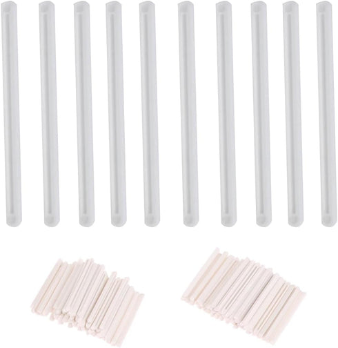 10 Pack Dog Clippers Blade Guide Replacement, 35mm Plastic Strip Guides for Andis Oster Wah KM-10 A5 Series