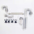 Aquarium External Filter Accessories Inflow Outflow Kit for Canister Filter, 1/2'' ID Hose