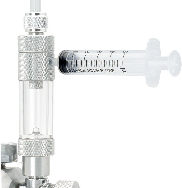 Easy Water Refill CO2 Bubble Counter with Check Valve for Planted Aquarium CO2 Regulator