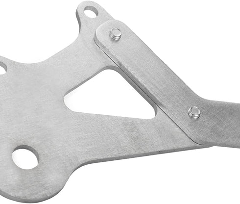 WIKIBB 140mm for Razor Pocket Mod Electric Dirt Bike Disc Brake Adapter AluminumSilver