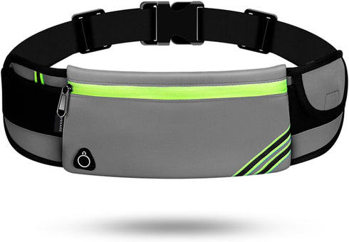 USHAKE Running Belt with Bounce-Free Pouch for iPhone and Samsung Galaxy, Ideal for Running, Walking, Gym Workouts