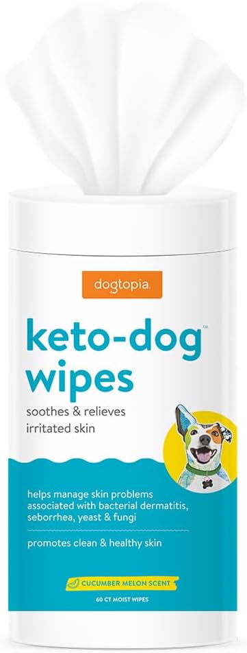 Keto Dog Wipes - 60 Count