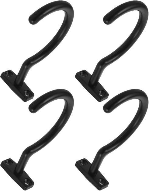 GANAZONO 4pcs Billiard Cue Holder Hooks Metal Pool Table Side Rack Wear-resistant