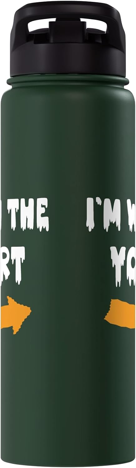Funny Last Minute Lazy Halloween 2023 Costume I'm with the yogurt Funny Lazy Halloween Costume Stainless Steel