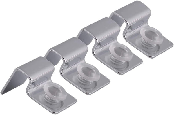 4pcs Aquarium Lid Clips, Glass Aquarium Fish Tank Accessories for Cover Support and Clip