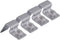 4pcs Aquarium Lid Clips, Glass Aquarium Fish Tank Accessories for Cover Support and Clip