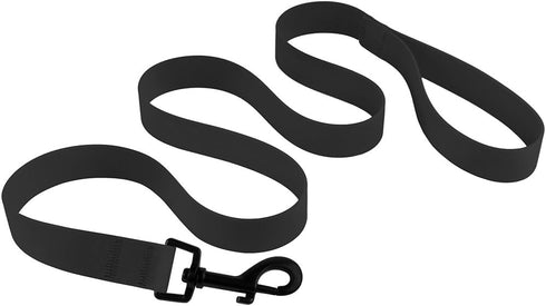 CollarDirect Waterproof Dog Leash Small Medium Large Durable Pet Leashes for Walking Training Running (L, Black)