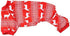 Christmas Reindeer Costume Pet Clothes for Dog Pajamas, Soft Christmas PJS, Back Length 16" Medium Red.