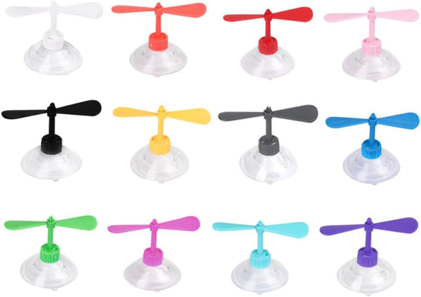 Homoyoyo 10 Pcs Mini Bike Accessories, Trendy Decor for Lovely Helmet, Dragonfly Propeller Suction Decor