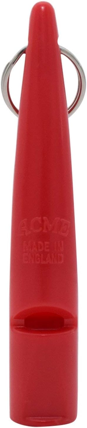 THE ACME | Dog Training Whistle Number 211.5 Medium High Pitch, Single Note | Good Sound Quality, Weather-Proof Whistles | Designed and Made in The UK… (Carmine Red)