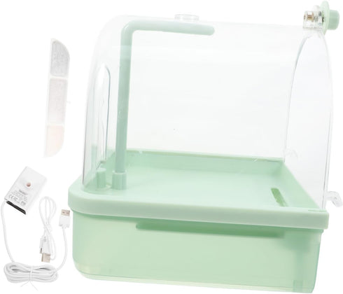 Abaodam Extra Bird Bath Automatic Bird Bathtub Bath for Indoor Cages Toys