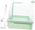 Abaodam Extra Bird Bath Automatic Bird Bathtub Bath for Indoor Cages Toys