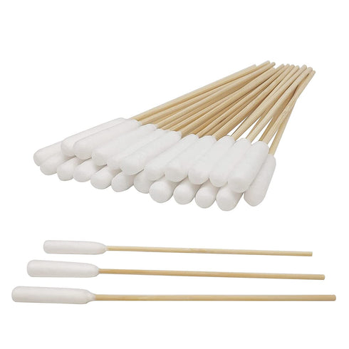 6 Inch Long Cotton Swabs for Medium and Large Pets, 100pcs