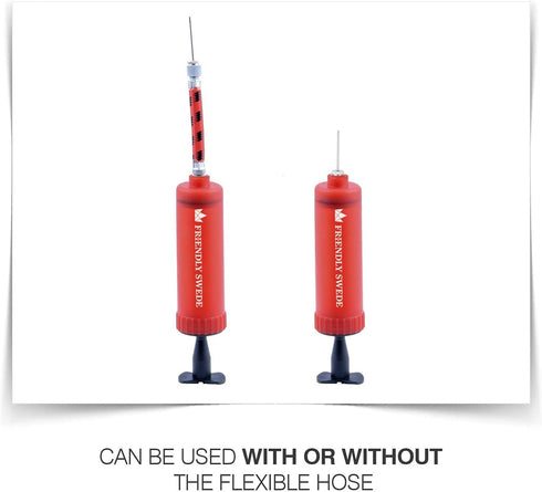 The Friendly Swede Ball Pump for Sports Balls - Hand Air Pump with Needles and Nozzles, Multipack