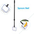 5 in 1 Aquarium/Fish Tank Cleaning Kit/Tool - Algae Scraper, Fish Net, Sponge, Plant Fork, Gravel Rake - Adjustable